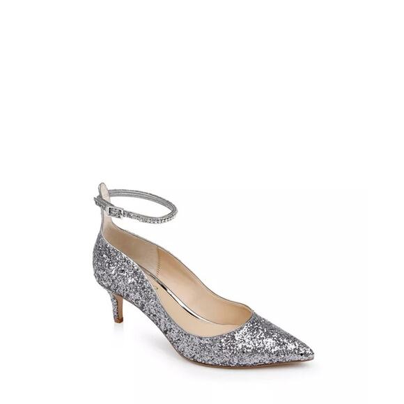 Jewel Badgley Mischka Shoes - JEWEL BADGLEY MISCHKA NWOB $109 Jamila in Smoked Glittter Size 9.5
